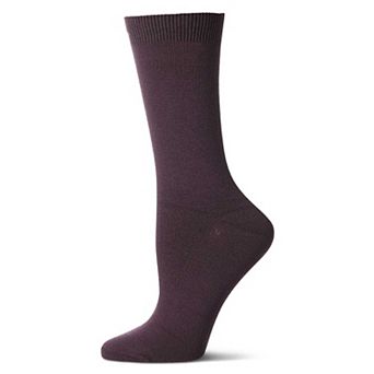 Women's Flat-Knit Crew Socks