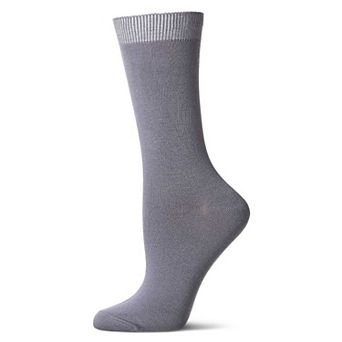Women's Flat-Knit Crew Socks