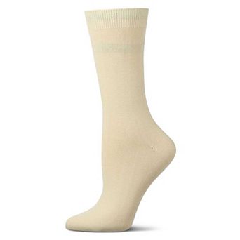 Women's Flat-Knit Crew Socks
