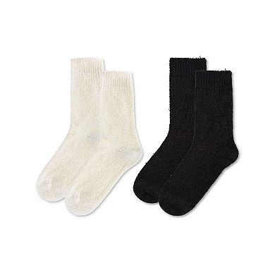 Women's 2 Pair Pack Cozy Crew Socks