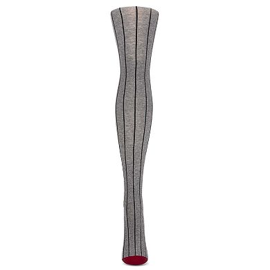 Women's Cozy Cotton Blend "Hot Pinstripe" Sweater Tights