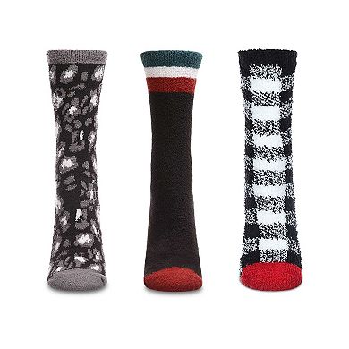 Women's 3 Pair Pack Cozy Crew Socks