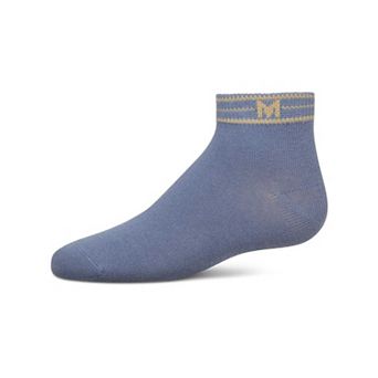 Girls' M Multi Line Anklet Socks