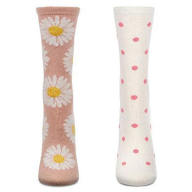 Women's 2 Pair Pack Cashmere Blend Crew Socks