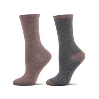 Women's 2 Pair Pack Cashmere Blend Crew Socks