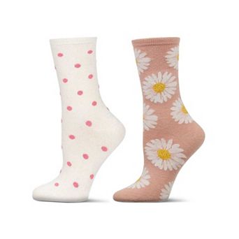 Women's 2 Pair Pack Cashmere Blend Crew Socks