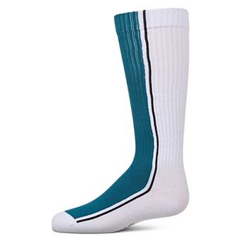 Girls Color Block Stripe Stretch Cotton Knee Sock