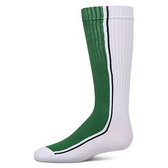 Girls Color Block Stripe Stretch Cotton Knee Sock