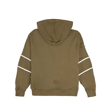 Girls Sporty C Camp Patch Zippered Hoodie