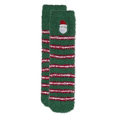 Women's Ho Ho Santa Mistle Toes Cozy Crew Socks