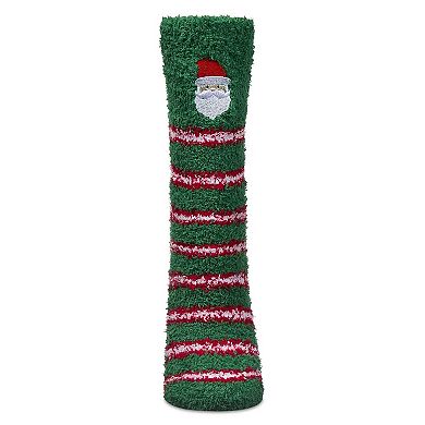 Women's Ho Ho Santa Mistle Toes Cozy Crew Socks