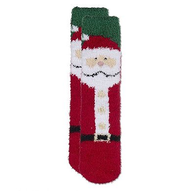Women's Santa Mistle Toes Cozy Crew Socks