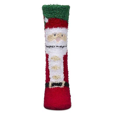 Women's Santa Mistle Toes Cozy Crew Socks