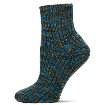 Women's Chunky-Ribbed "Stripe Sensation" At-Home Ankle Sock