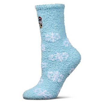 Women's Owl Mistletoe Cozy Crew Socks