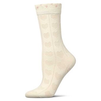Women's 3D Heart Dimensional Crew Socks