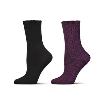 Women's 2 Pair Pack Waterfall Crew Socks