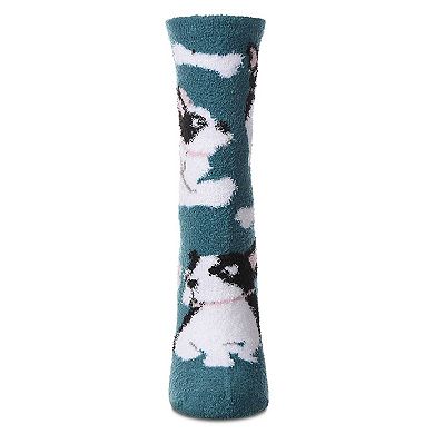 Women's Dog Themed SuperSoft Cozy Crew Sock