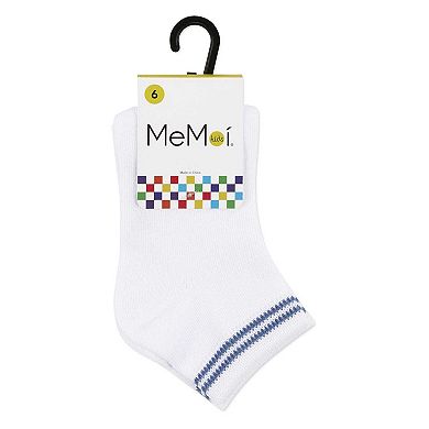 Girls' Ziggy Double Ring Cotton Blend Anklet Sock