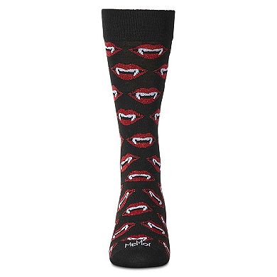 Men's "Vampire Bites" Halloween Holiday Novelty Crew Sock