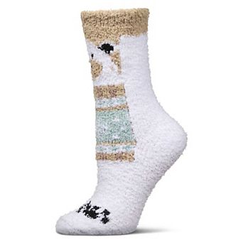 Women's Polar Bear Mistle Toes Cozy Crew Socks