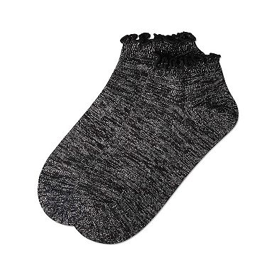 Women's Lurex Shortie Socks