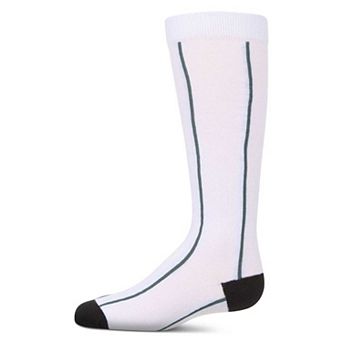 Girls' Single Heart Logo Knee High Socks