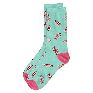 Women's "Holiday Candy" Christmas Novelty Crew Sock
