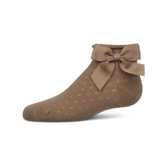 Girls Pointelle Soft Stretch Cotton Anklet Socks