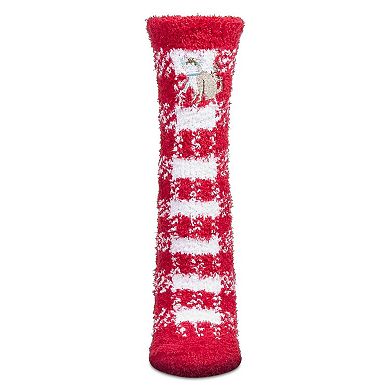 Women's Cat Mistle Toes Cozy Crew Socks