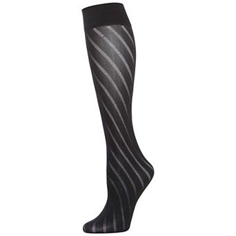 Women's Spiral Opaque Trouser Socks