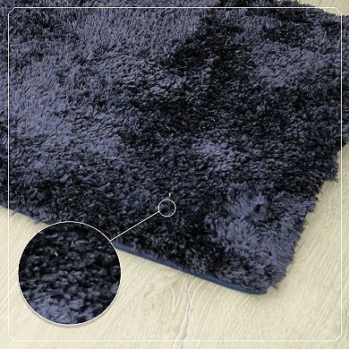 Elegance Bathroom Rugs Sets Plush Bath Mat Set Quick-Dry with TPR Backing, Absorbent, Washable