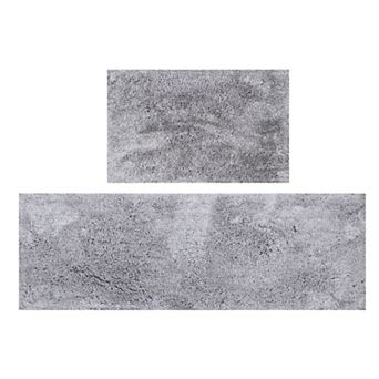 Luxury Bathroom Rugs Sets Plush Bath Mat Set Quick-Dry with TPR Backing, Absorbent, Washable