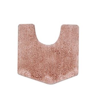 Element Soft Microfiber Toilet Rug U-Shaped, Non-Slip, Machine Washable, Plush Bathroom Mat, 20x20