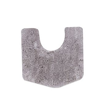 Element Soft Microfiber Toilet Rug U-Shaped, Non-Slip, Machine Washable, Plush Bathroom Mat, 20x20