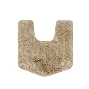 Element Soft Microfiber Toilet Rug U-Shaped, Non-Slip, Machine Washable, Plush Bathroom Mat, 20x20