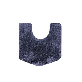 Element Soft Microfiber Toilet Rug U-Shaped, Non-Slip, Machine Washable, Plush Bathroom Mat, 20x20