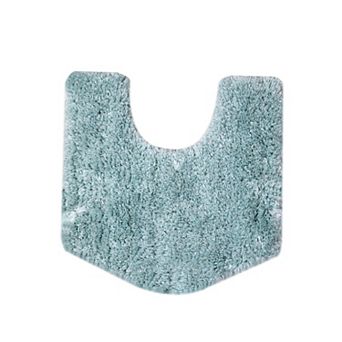 Element Soft Microfiber Toilet Rug U-Shaped, Non-Slip, Machine Washable, Plush Bathroom Mat, 20x20