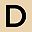 Gold Tone D