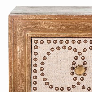 Safavieh Kenta 3-Drawer Chest with Decorative Nailhead Trim