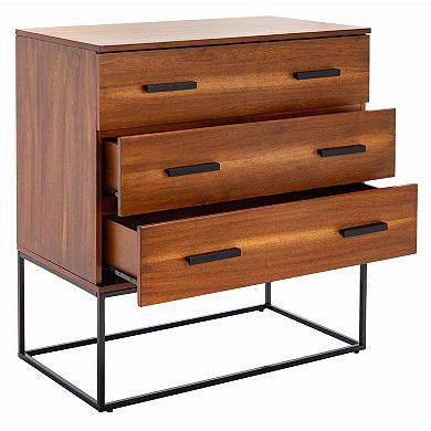Safavieh Marquise 3-Drawer Chest with Metal Base