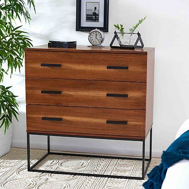 Safavieh Marquise 3-Drawer Chest with Metal Base