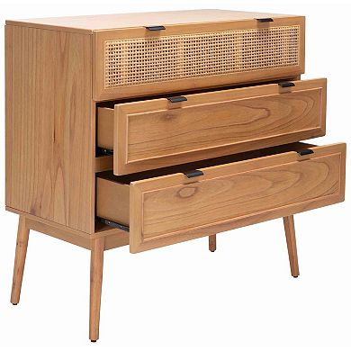 Safavieh Baisley 3-Drawer Rattan Chest