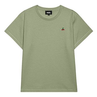 Dalix Womens Lil Cherry Lightweight High Waisted Tee