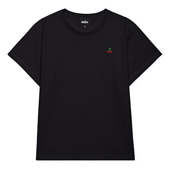 Dalix Womens Lil Cherry Lightweight High Waisted Tee