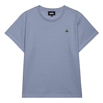 Dalix Womens Lil Cherry Lightweight High Waisted Tee