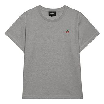 Dalix Womens Lil Cherry Lightweight High Waisted Tee