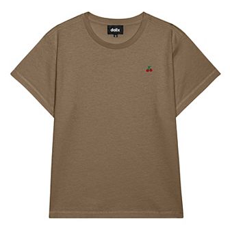 Dalix Womens Lil Cherry Lightweight High Waisted Tee