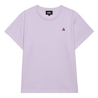 Dalix Womens Lil Cherry Lightweight High Waisted Tee