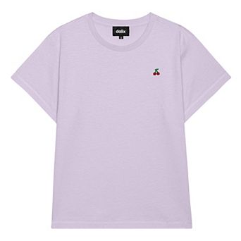 Dalix Womens Lil Cherry Lightweight High Waisted Tee